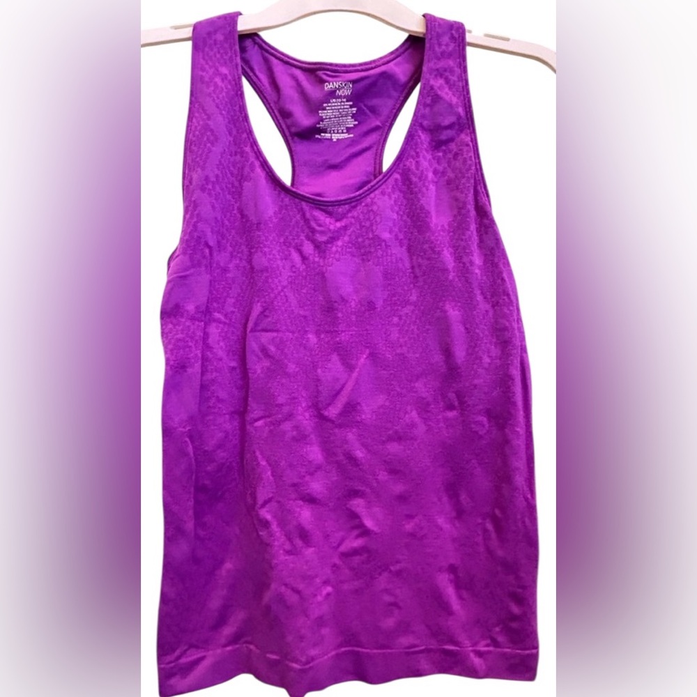5/25$ Danskin Now Purple Tank Top Moisture-Wicking Athletic Wear B20